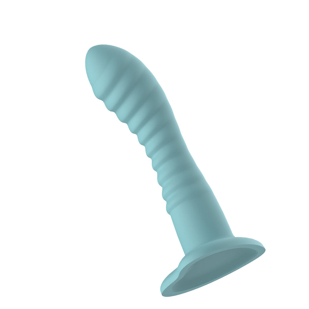 Passion Play Liquid Silicone Ridged Dildo – 18 cm Silicone Dildo > Dildos > Neutral Dildos - Tophatter Daily Deals