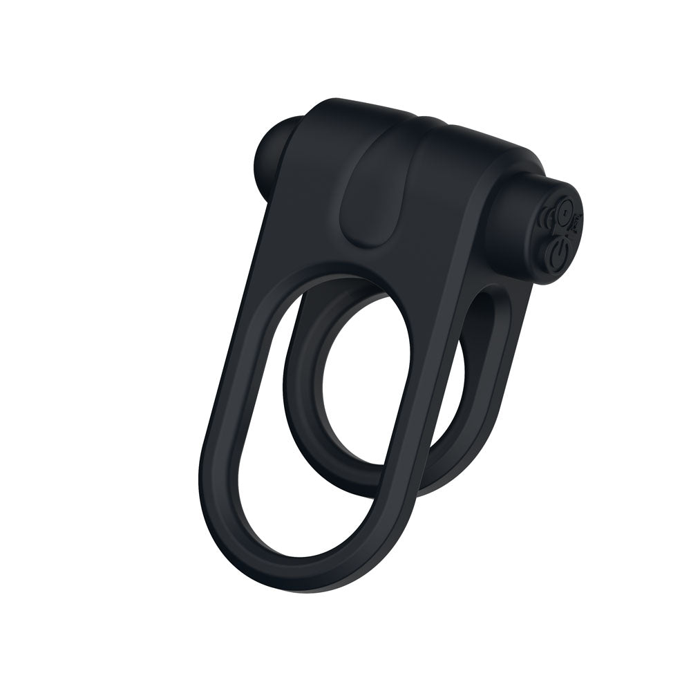 Passion Play Silicone Vibrating Dual Cockring – USB Rechargeable Cockring > Cock Ring > Vibrating - Tophatter Daily Deals
