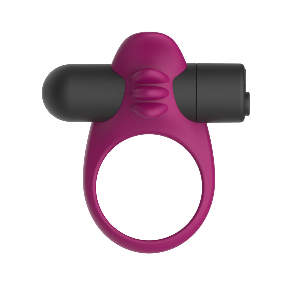Passion Play Silicone Vibrating Cockring – USB Rechargeable Vibrating Penis Ring > Cock Ring > Vibrating - Tophatter Daily Deals