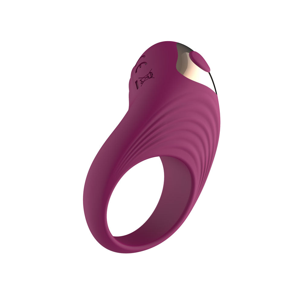 Passion Play Silicone Vibrating Cockring - USB Rechargeable Penis Ring > Sex Toys > Couples Toys - Tophatter Daily Deals