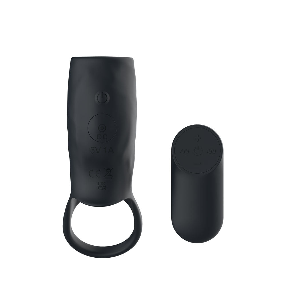 Passion Play Vibrating Cockring Sleeve – USB Rechargeable Penis Sleeve > Sex Toys For Men > Penis Sleeves - Tophatter Daily Deals