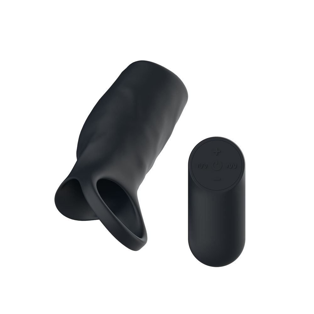 Passion Play Vibrating Cockring Sleeve – USB Rechargeable Penis Sleeve > Sex Toys For Men > Penis Sleeves - Tophatter Daily Deals