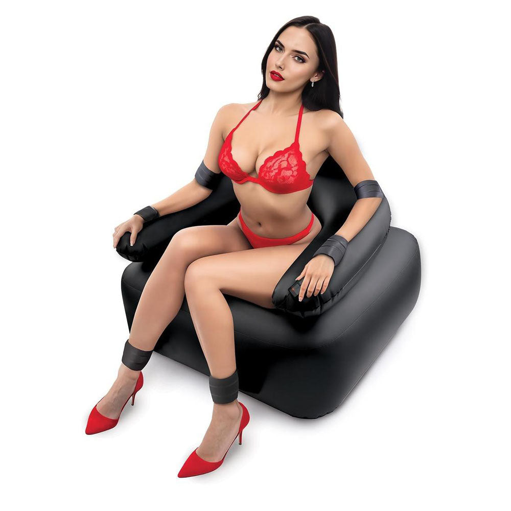Whipsmart Inflatable Bondage Chair – 6 Inch Vibrating Dildo Bondage Chair > Sex Toys > Sex Furniture - Tophatter Daily Deals