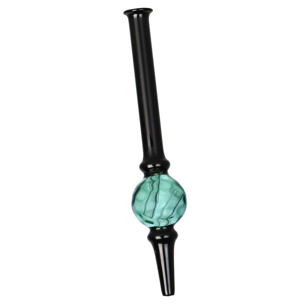 Dimple Diffusion Chamber Glass Dab Straw Opaque Black Glass Dab Straws - Tophatter Daily Deals