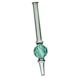 Dimple Diffusion Chamber Glass Dab Straw Transparent Gray Glass Dab Straws - Tophatter Daily Deals