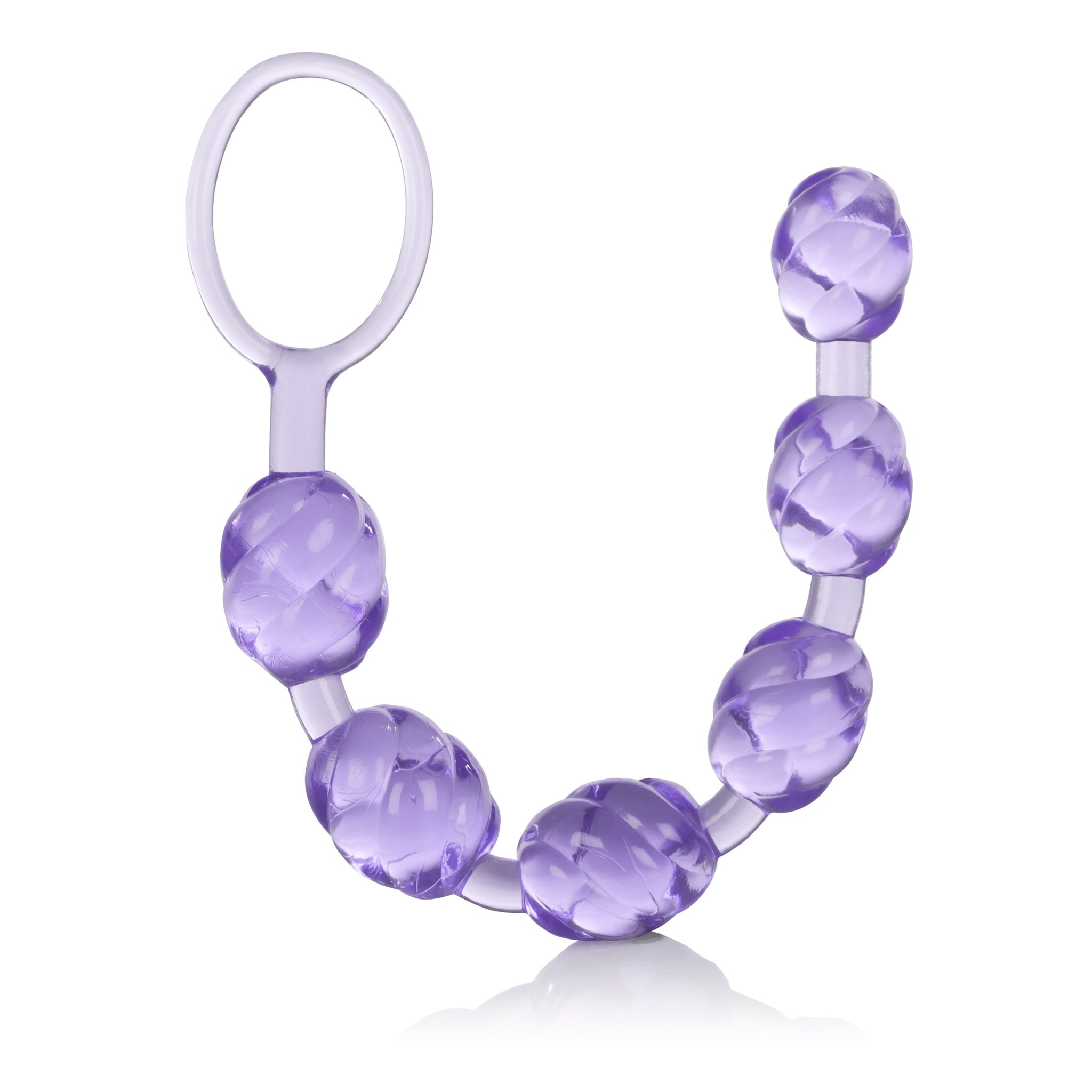 CalExotics Blue Swirl Pleasure Beads Flexible Anal Toy > Anal Range > Anal Beads - Tophatter Daily Deals
