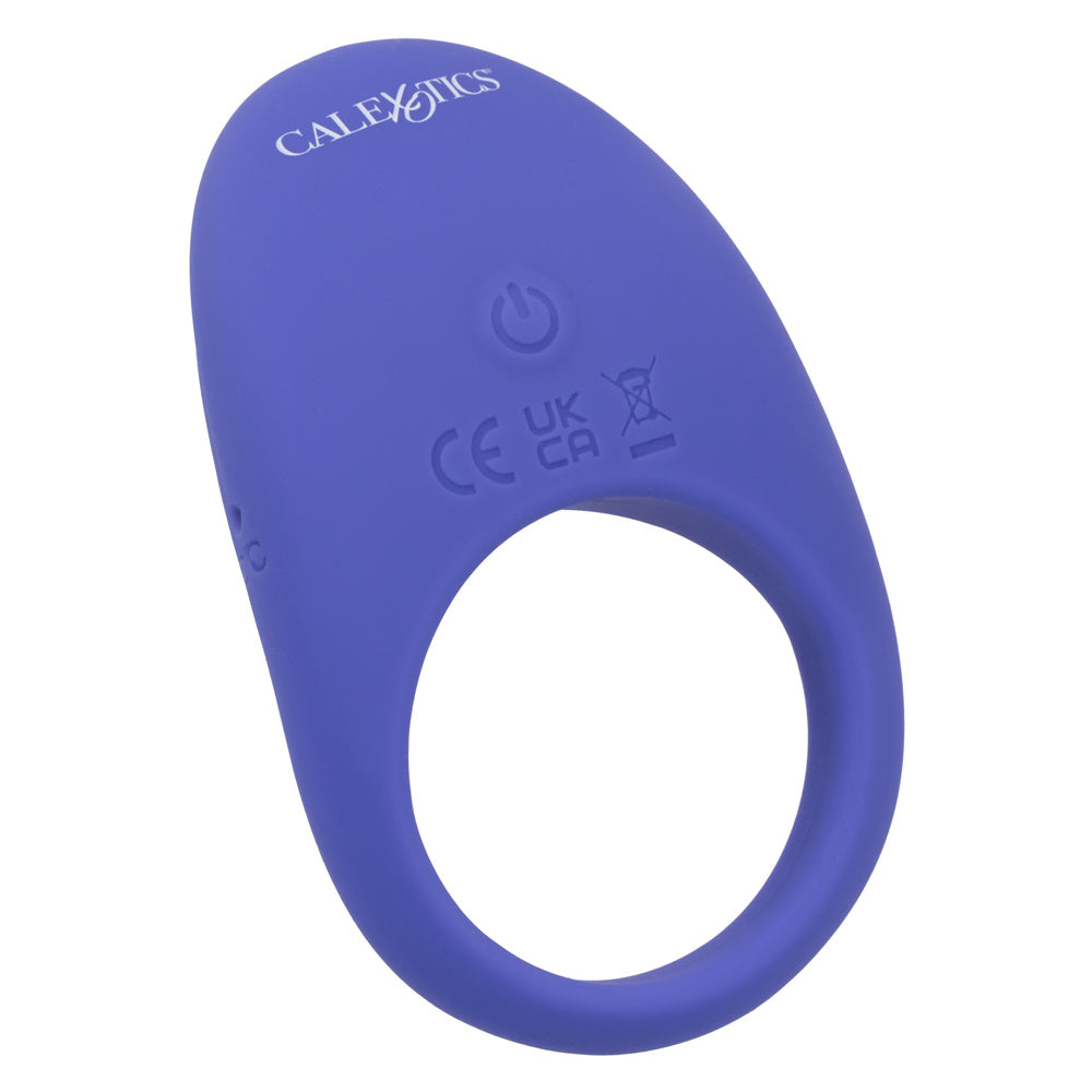 CalExotics Connect Couples Ring Blue Silicone App Controlled Waterproof Size Medium > Sex Toys > Remote Control Toys - Tophatter Daily Deals