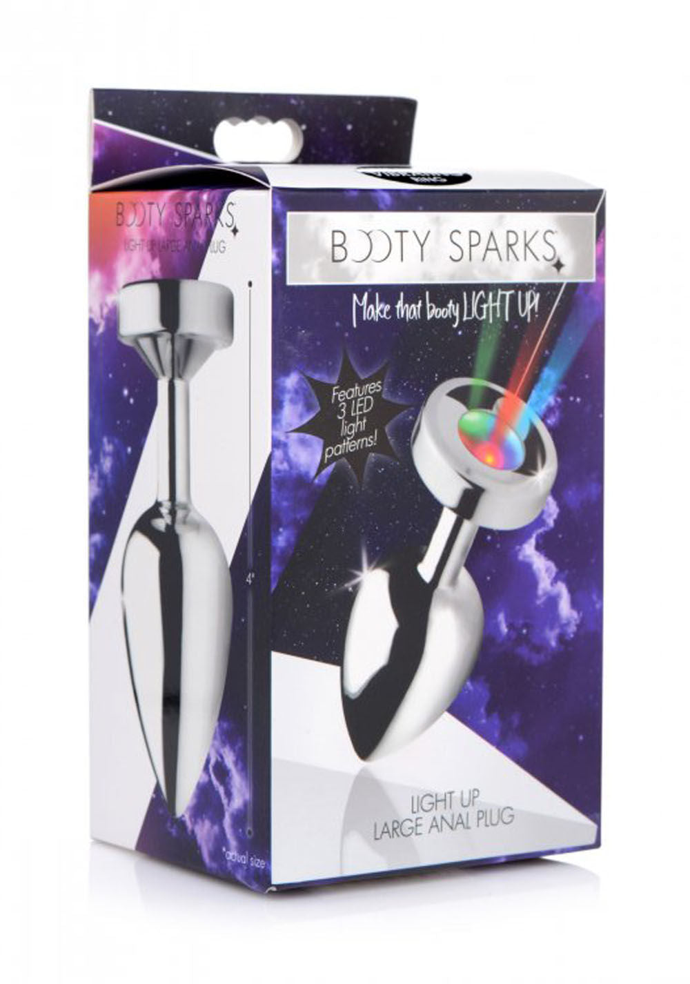 Light Up Large Anal Plug – Weighted 3 LED Light Patterns Anal Plug > Anal Range > Butt Plugs - Tophatter Daily Deals