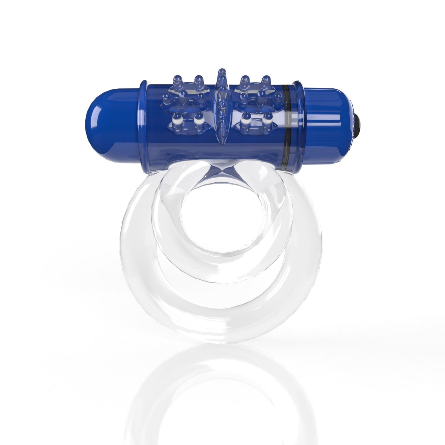 Double O 6 4B Low Pitch Bass (Blueberry) > Cock Ring > Vibrating - Tophatter Daily Deals