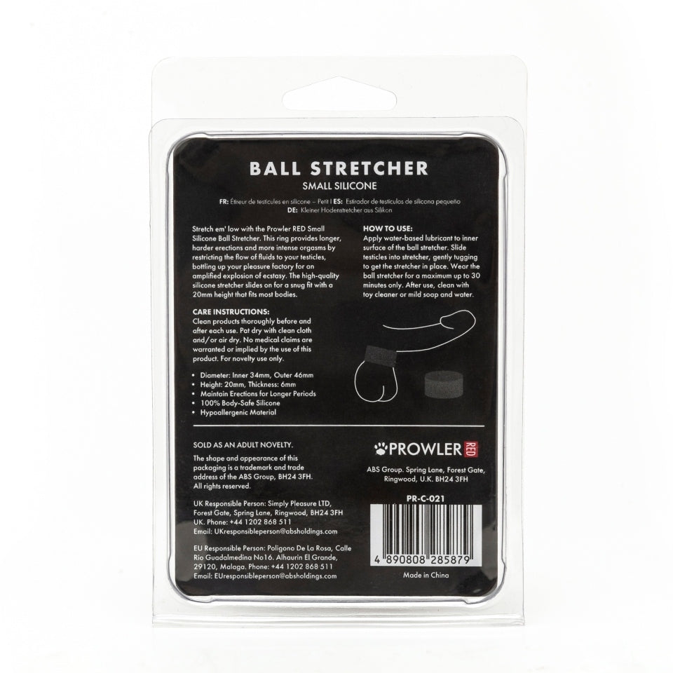 Prowler Red Small Silicone Ball Stretcher – Silicone Ball Stretcher > Sex Toys For Men > Ball Stretchers - Tophatter Daily Deals