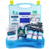 20 First Aid Kit Items - Premium HSE Approved First Aid Kit Catering Kit Kitchen Box + Wall Bracket Apparel & Accessories - Tophatter Daily Deals
