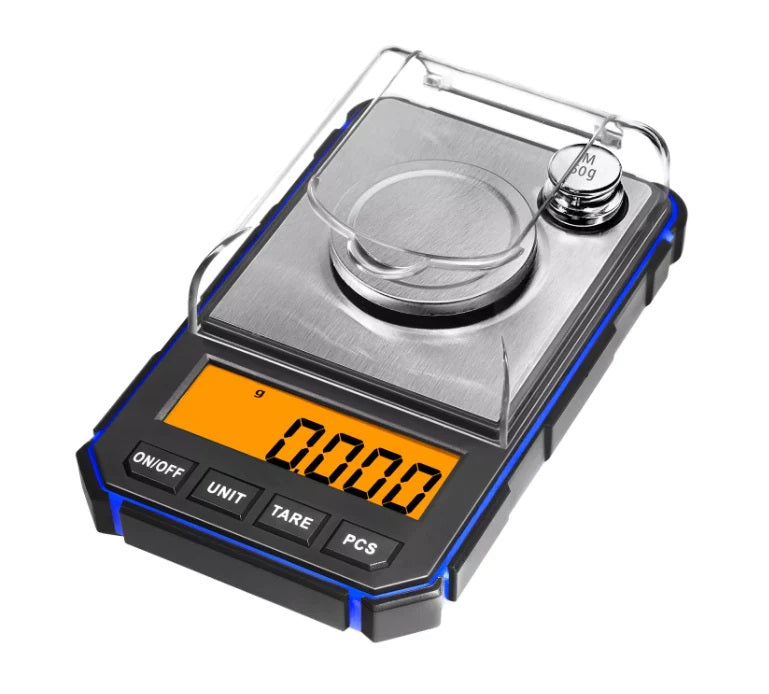 Fuzion Professional Digital Milligram Scale 50g X 0.001g with Accessories Collectible Weapons - Tophatter Daily Deals