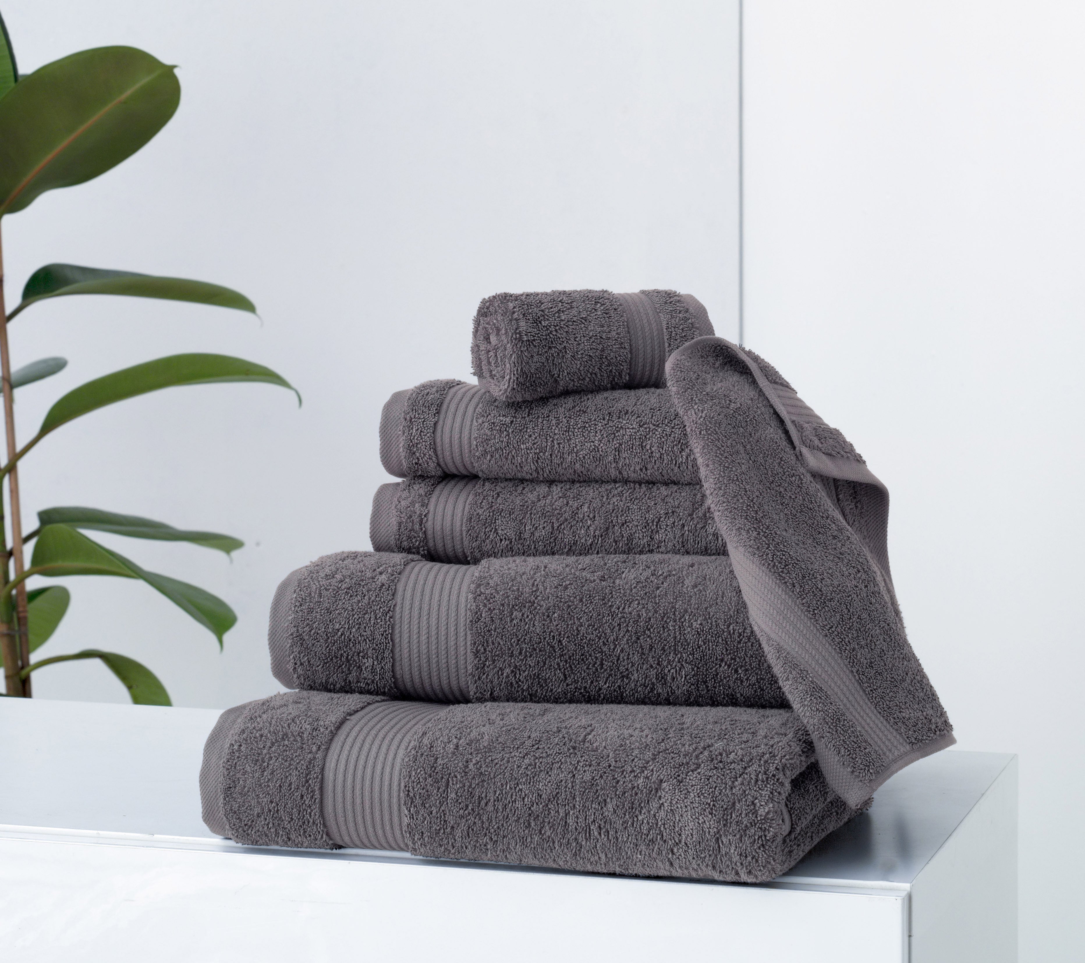 Amadeus Luxury Turkish Cotton Premium 6 Pc Towel Set Bath Towel - Tophatter Daily Deals
