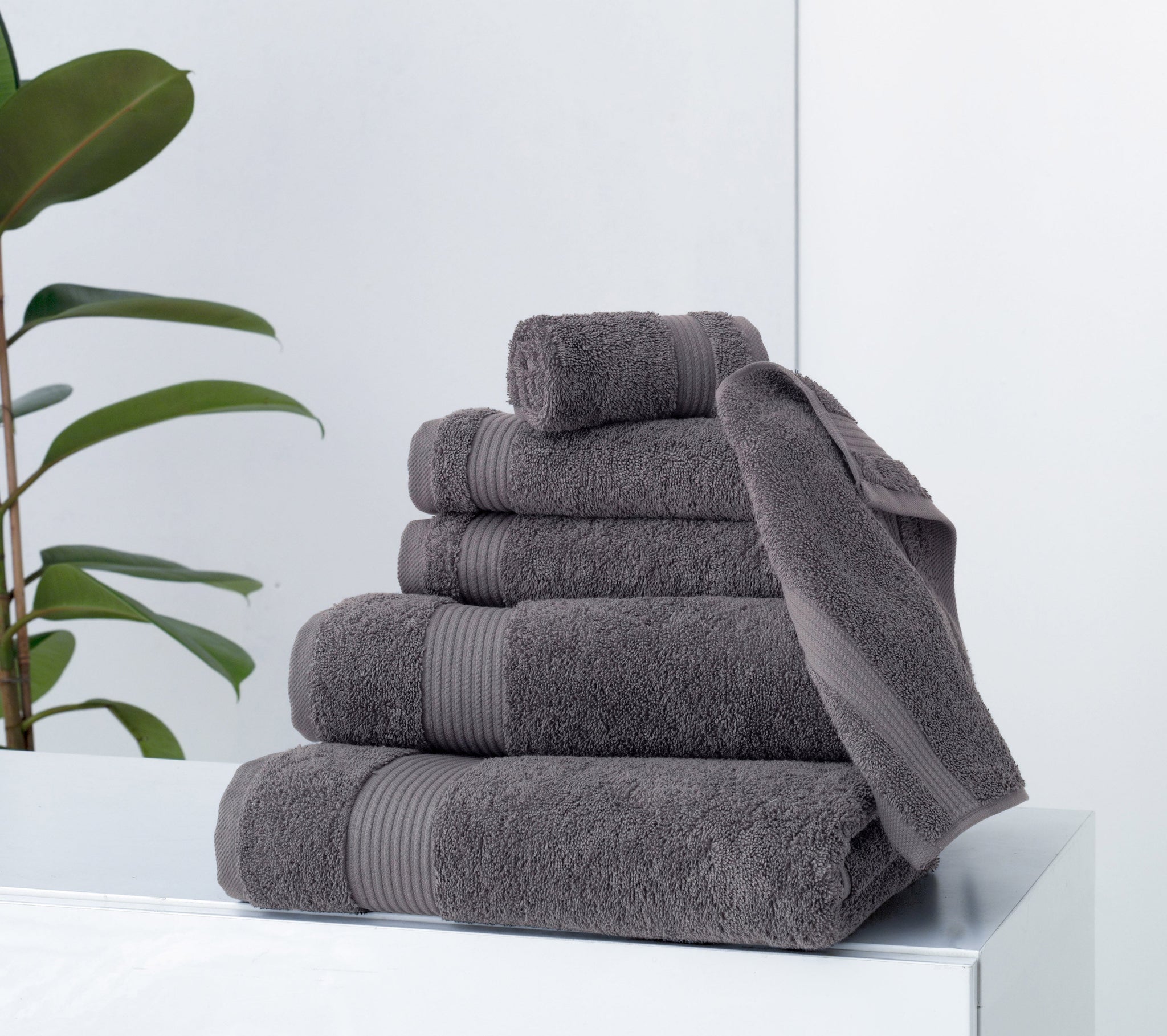 Amadeus Luxury Turkish Cotton Premium 6 Pc Towel Set Bath Towel - Tophatter Daily Deals