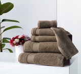 Amadeus Luxury Turkish Cotton Premium 6 Pc Towel Set Bath Towel - Tophatter Daily Deals