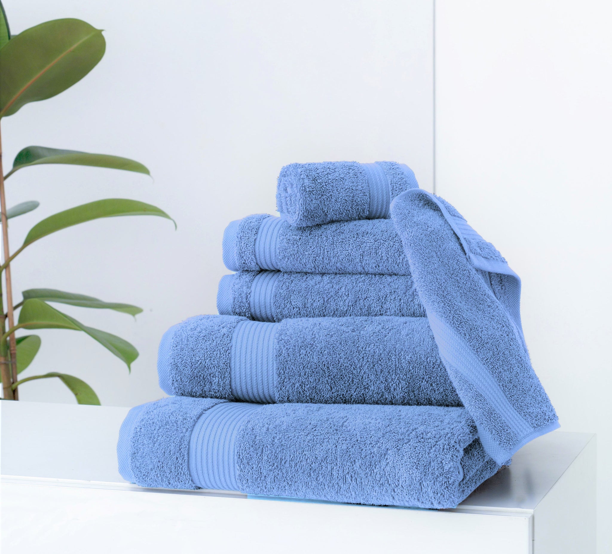 Amadeus Luxury Turkish Cotton Premium 6 Pc Towel Set Bath Towel - Tophatter Daily Deals