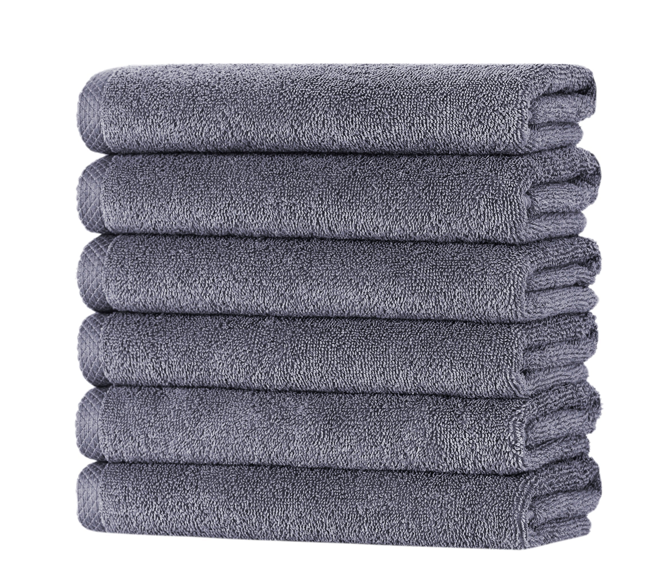 Hospitality Turkish Cotton Hand Towels - 6 Pieces Bath Towel - Tophatter Daily Deals