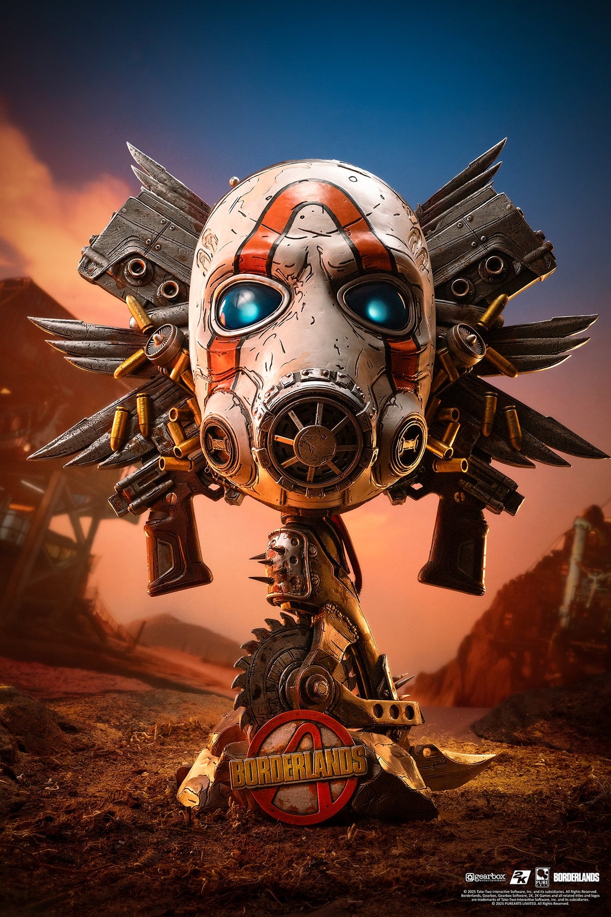 Borderlands - PureArts Psycho Bandit Art Mask Cosplay Mask - Tophatter Daily Deals