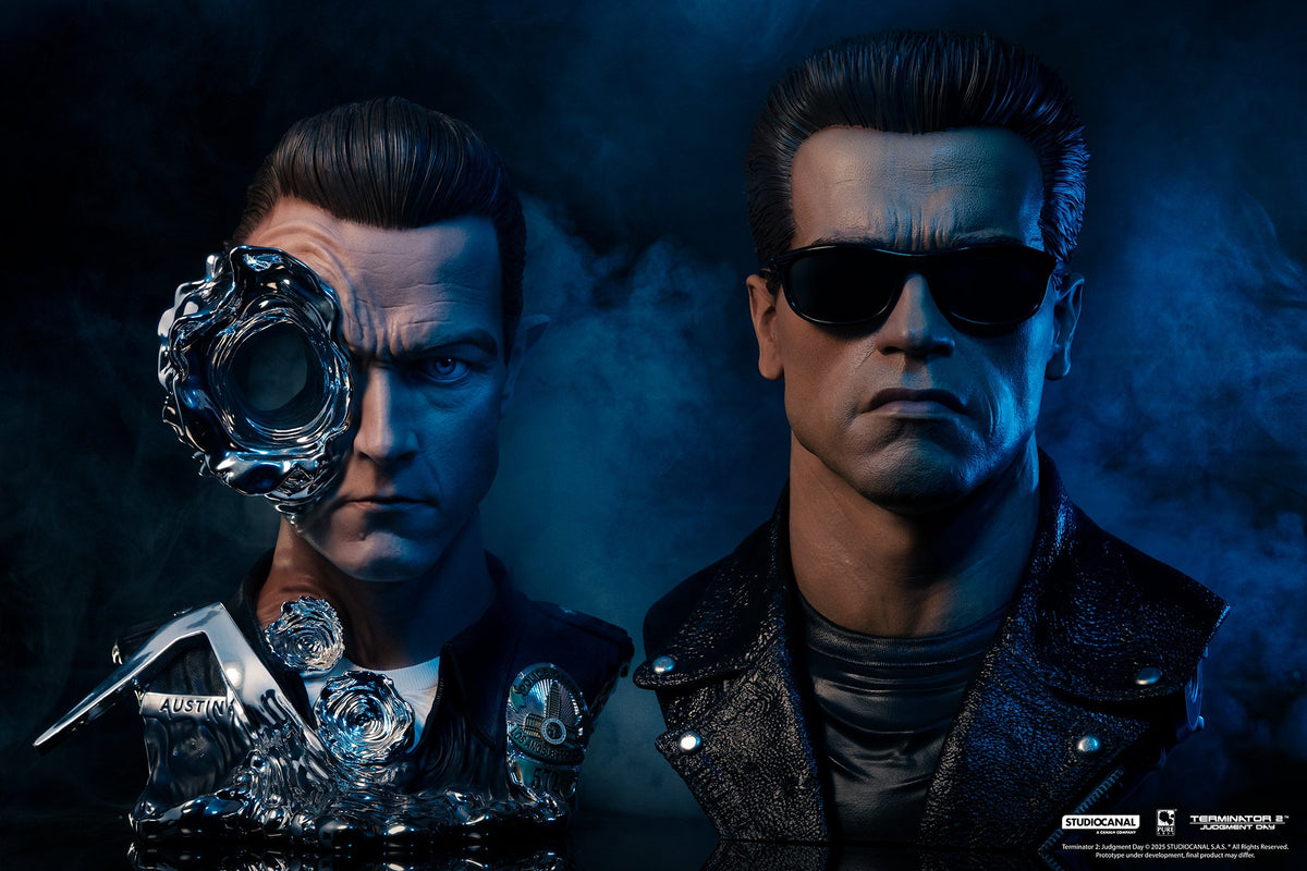 Terminator 2 - T-800 101 Lifesize Art Mask Cosplay Mask - Tophatter Daily Deals