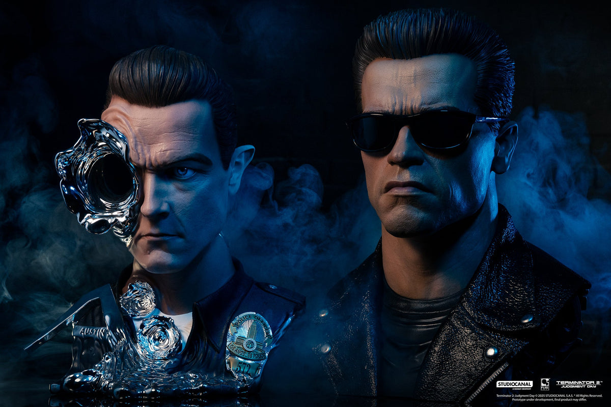 Terminator 2 - T-800 101 Lifesize Art Mask Cosplay Mask - Tophatter Daily Deals
