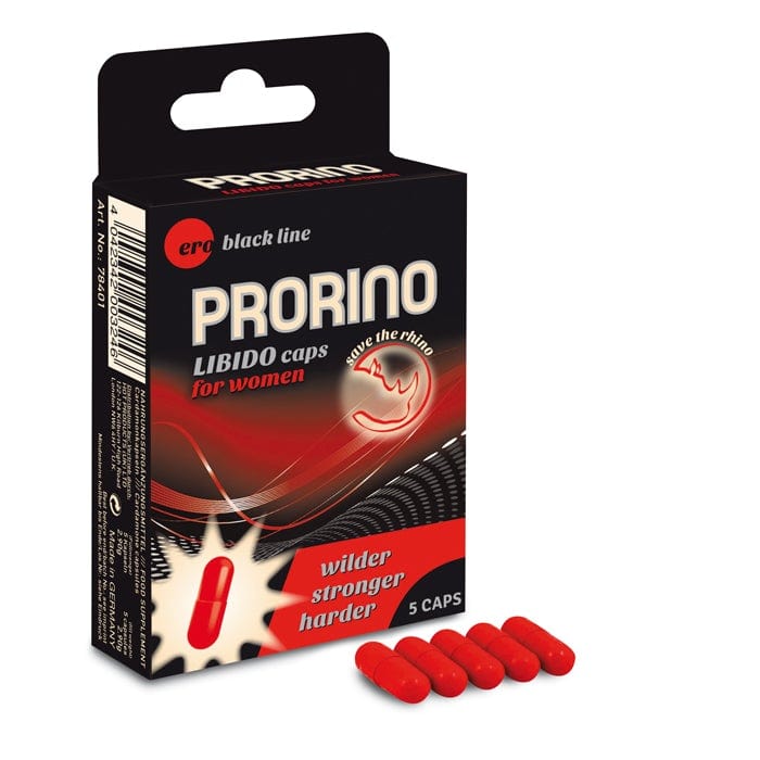 Prorino Libido Capsules for Women 5 Pc – Dietary Supplement Capsules > Essentials > Womens Enhancers - Tophatter Daily Deals