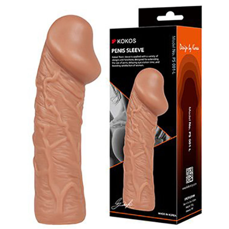 Kokos Penis Sleeve 1 - Large Penis Extension Sleeve 4.3cm > Sex Toys For Men > Penis Sleeves - Tophatter Daily Deals