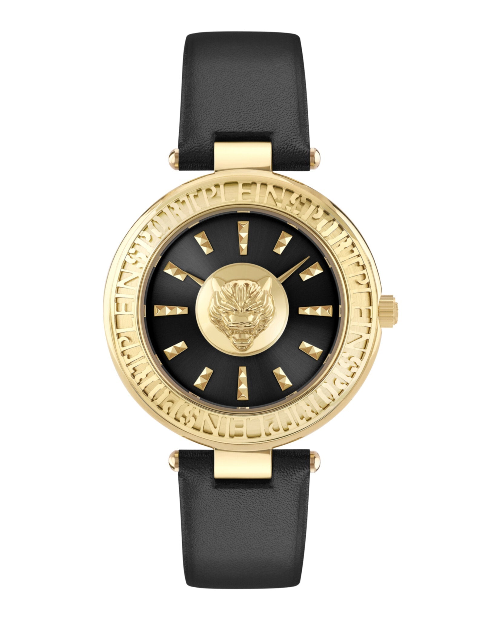 Plein Sport Opium Leather Strap Gold Bags - Tophatter Daily Deals