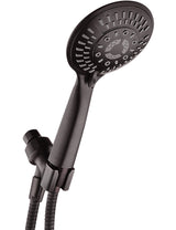 9-Spray Handheld Shower Head Set with Hose and Shower Arm Mount Oil-Rubbed Bronze Home Improvement - Tophatter Daily Deals