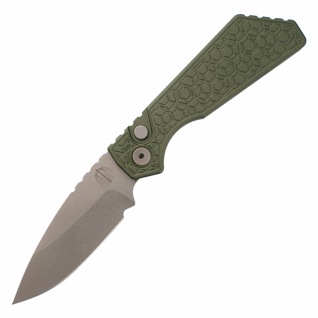 Pro-Tech Knives Strider PT+ Automatic - Gridlock Green Handle - CPM-Magnacut Blade Automatic Knives - Tophatter Daily Deals