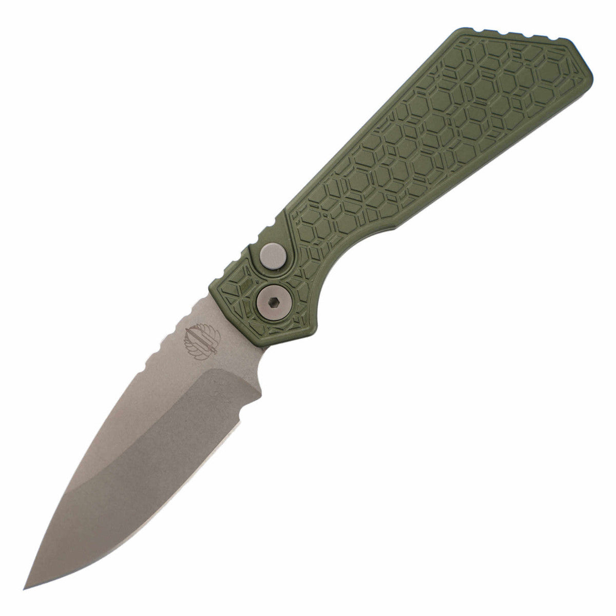 Pro-Tech Knives Strider PT+ Automatic - Gridlock Green Handle - CPM-Magnacut Blade Automatic Knives - Tophatter Daily Deals