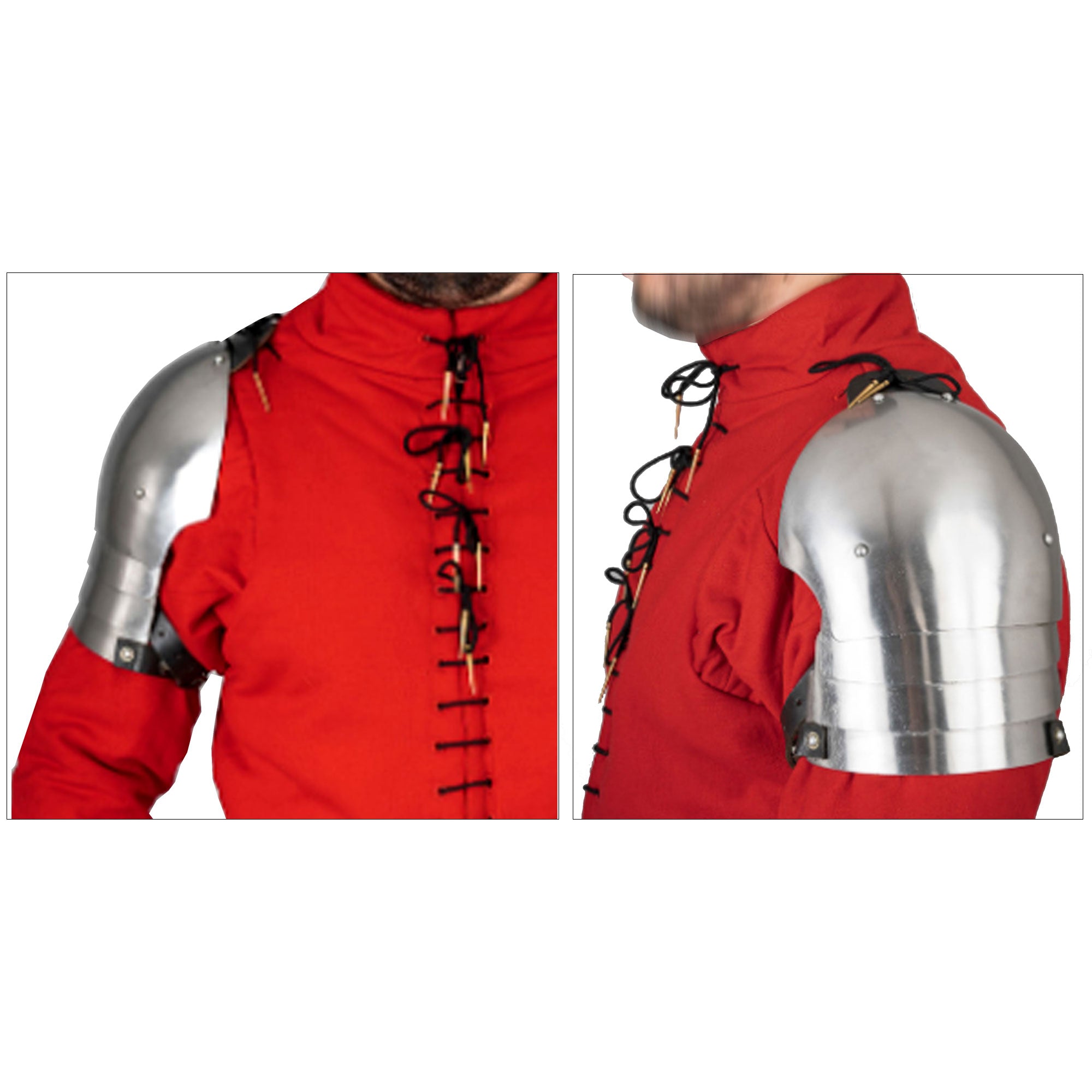 Medieval Gothic Armor Pauldron Set - Tophatter's Guns'N'Weapons Store Collectible Weapons - Tophatter Daily Deals