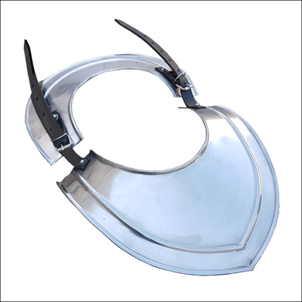 Medieval Knights Templar Gorget Neck Plate Armor - Tophatter's Guns'N'Weapons Store Collectible Weapons - Tophatter Daily Deals