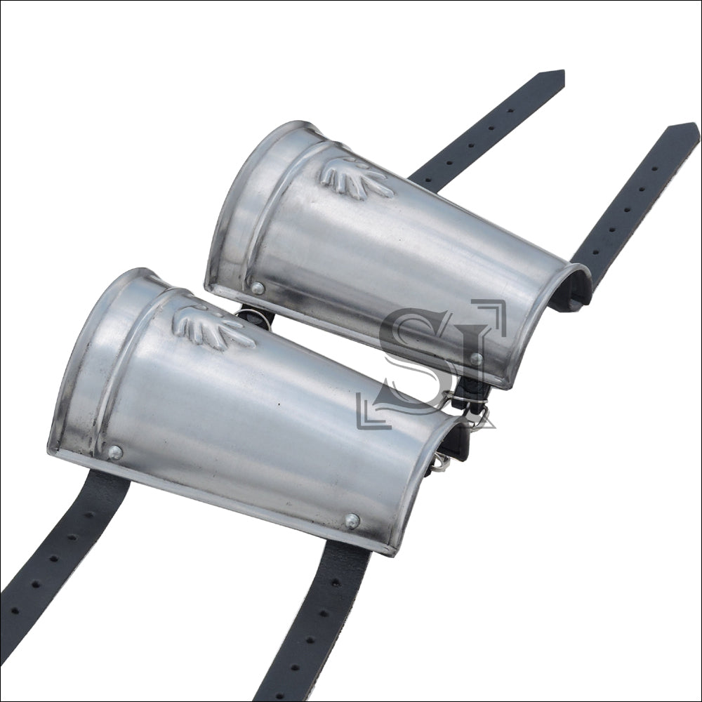 Roman Commander Eagle Vambraces Medieval Armor Set - Tophatter's Guns'N'Weapons Store Collectible Weapons - Tophatter Daily Deals