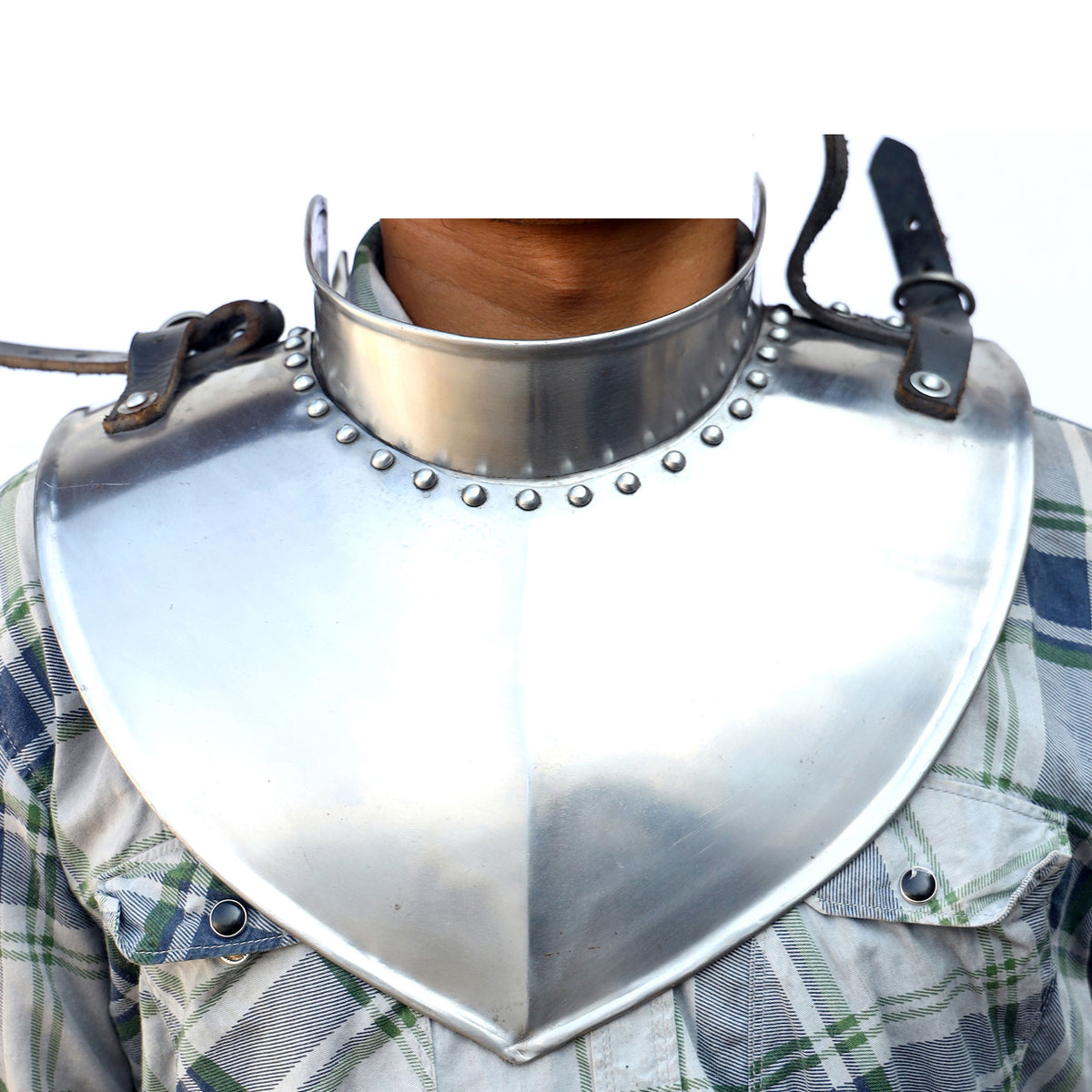 Medieval Renaissance Standing Collar Gorget - Tophatter's Army Products & Self Defense Collectible Weapons - Tophatter Daily Deals