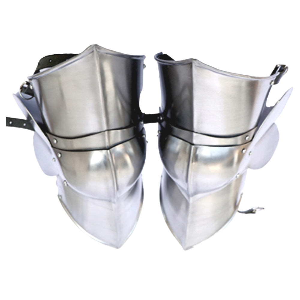 Forged Medieval Knight Leg Armor - Tophatter's Guns'N'Weapons Store Collectible Weapons - Tophatter Daily Deals