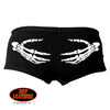 Hot Leathers Skeleton Hands Ladies Boy Shorts Boy Shorts - Tophatter Daily Deals