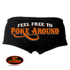 Hot Leathers Feel Free To Poke Around Boy Shorts Boy Shorts - Tophatter Daily Deals