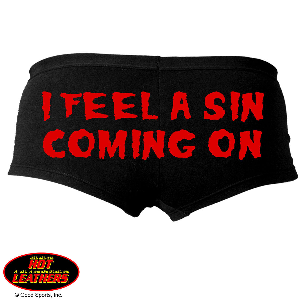 Hot Leathers I Feel A Sin Coming On Boy Shorts Boy Shorts - Tophatter Daily Deals