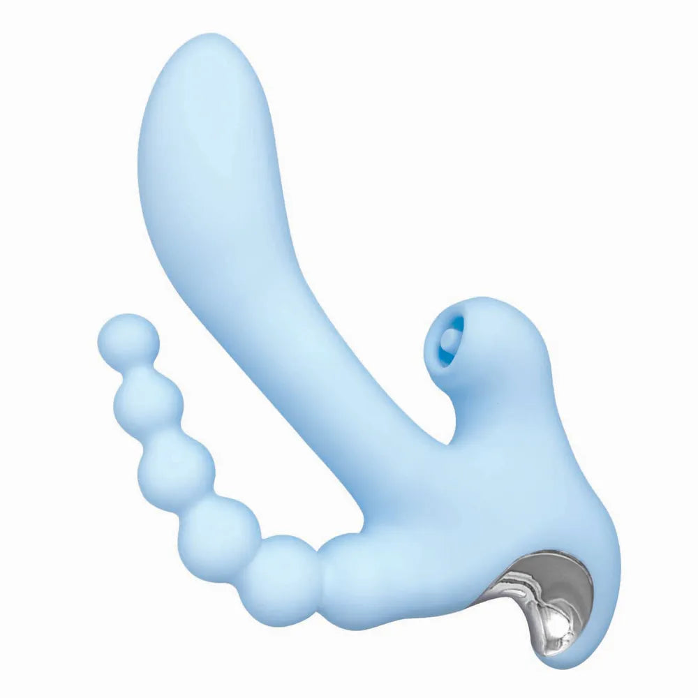 Nasstoys Sky Cirrus Three Way Vibe – USB Rechargeable 4.5 Inch Vibrator > Vibrators > Ladies > Rabbit Multi - Tophatter Daily Deals