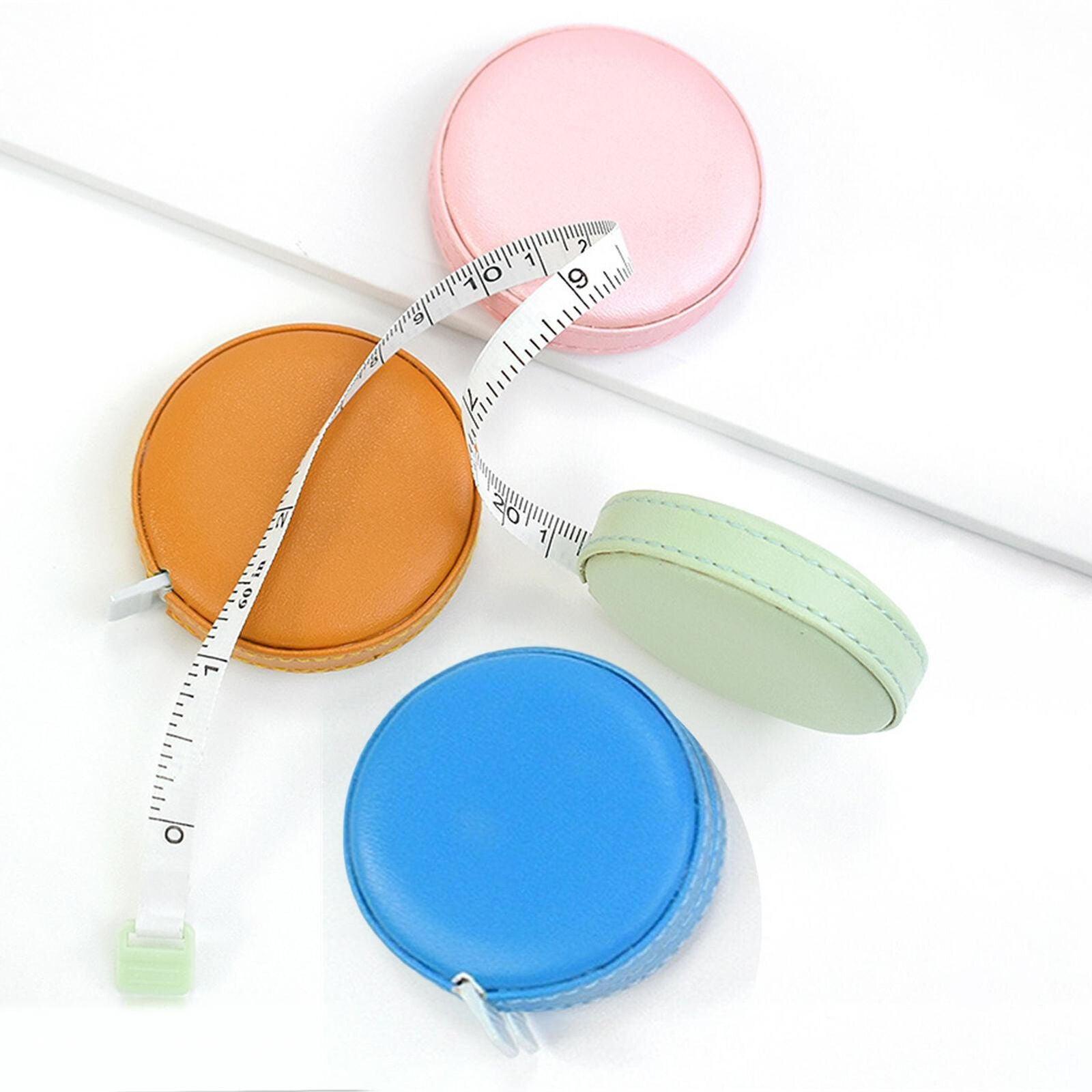 Retractable Tape Measures for Sewing - Retractable Measuring Tape for Body, 60" PU Leather Retractable Sewing Tape Measure Double Scales For Body Exercise & Fitness - Tophatter Daily Deals