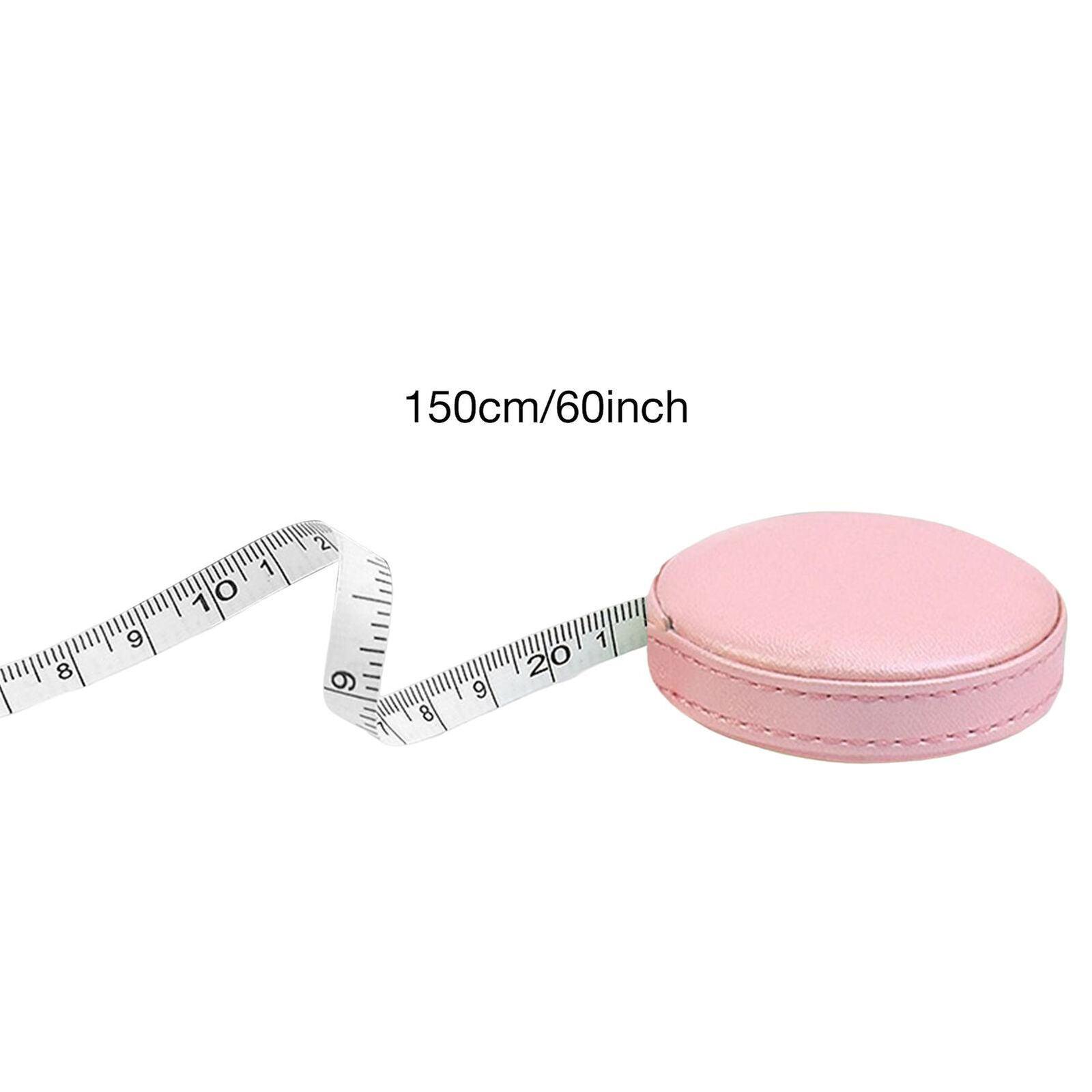 Retractable Tape Measures for Sewing - Retractable Measuring Tape for Body, 60" PU Leather Retractable Sewing Tape Measure Double Scales For Body Exercise & Fitness - Tophatter Daily Deals