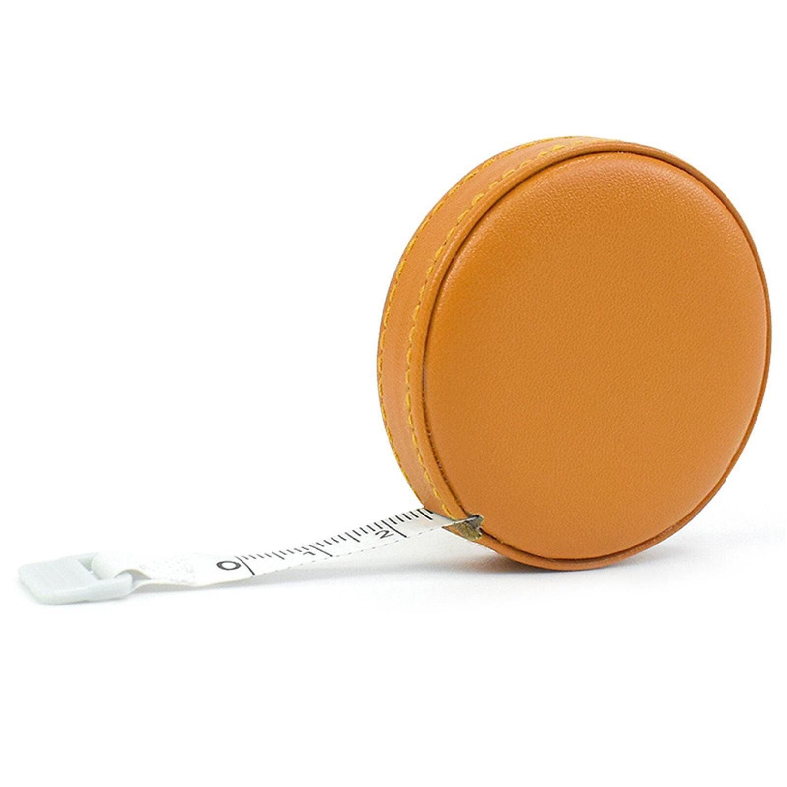 Retractable Tape Measures for Sewing - Retractable Measuring Tape for Body, 60" PU Leather Retractable Sewing Tape Measure Double Scales For Body Yellow Exercise & Fitness - Tophatter Daily Deals