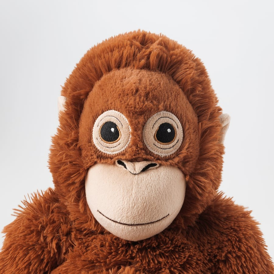 PUNCH Famous Monkey Plush Toy 66cm DJUNGELSKOG Orangutan Super Soft Stuffed Animal Cuddle Buddy Toys & Games > Plush Toys - Tophatter Daily Deals