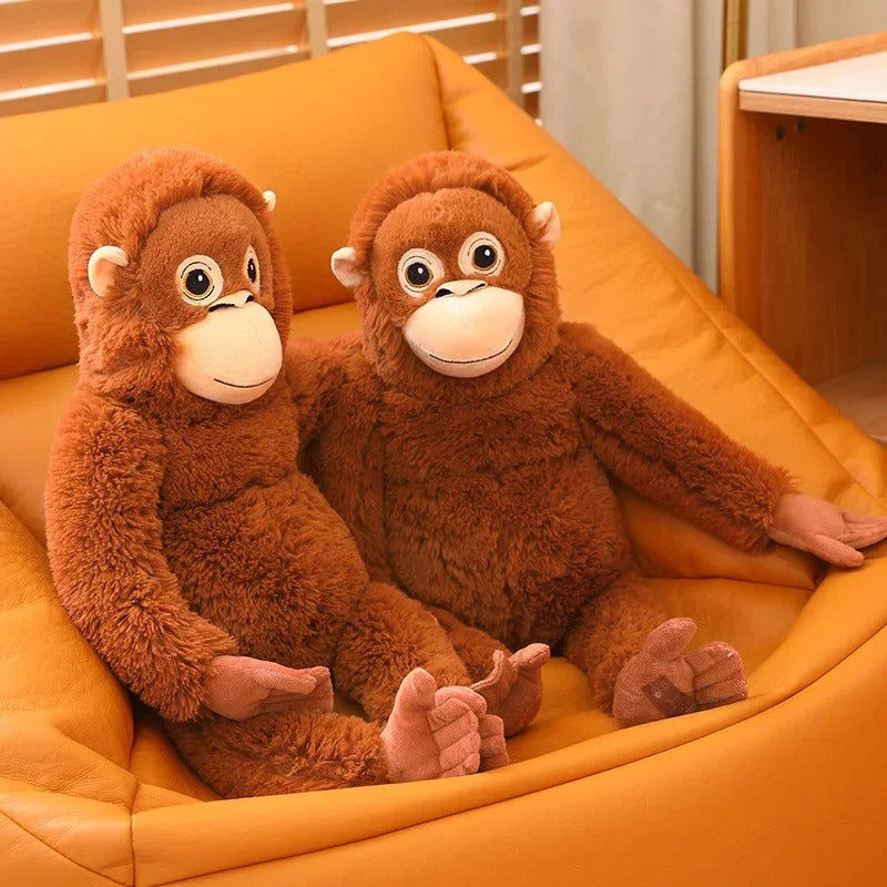 PUNCH Famous Monkey Plush Toy 66cm DJUNGELSKOG Orangutan Super Soft Stuffed Animal Cuddle Buddy Toys & Games > Plush Toys - Tophatter Daily Deals