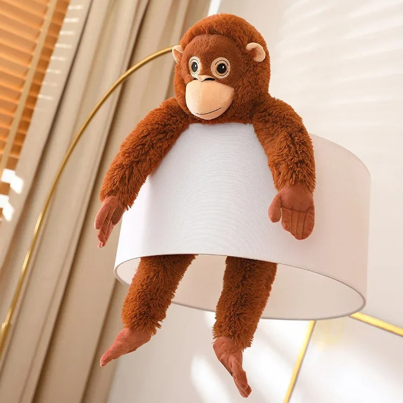 PUNCH Famous Monkey Plush Toy 66cm DJUNGELSKOG Orangutan Super Soft Stuffed Animal Cuddle Buddy Toys & Games > Plush Toys - Tophatter Daily Deals