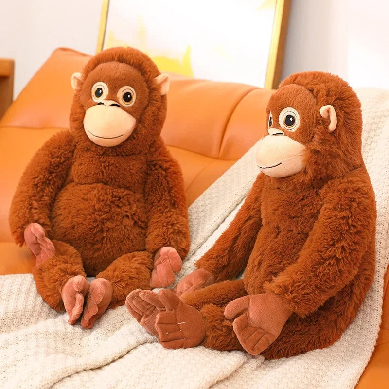 PUNCH Famous Monkey Plush Toy 66cm DJUNGELSKOG Orangutan Super Soft Stuffed Animal Cuddle Buddy Toys & Games > Plush Toys - Tophatter Daily Deals