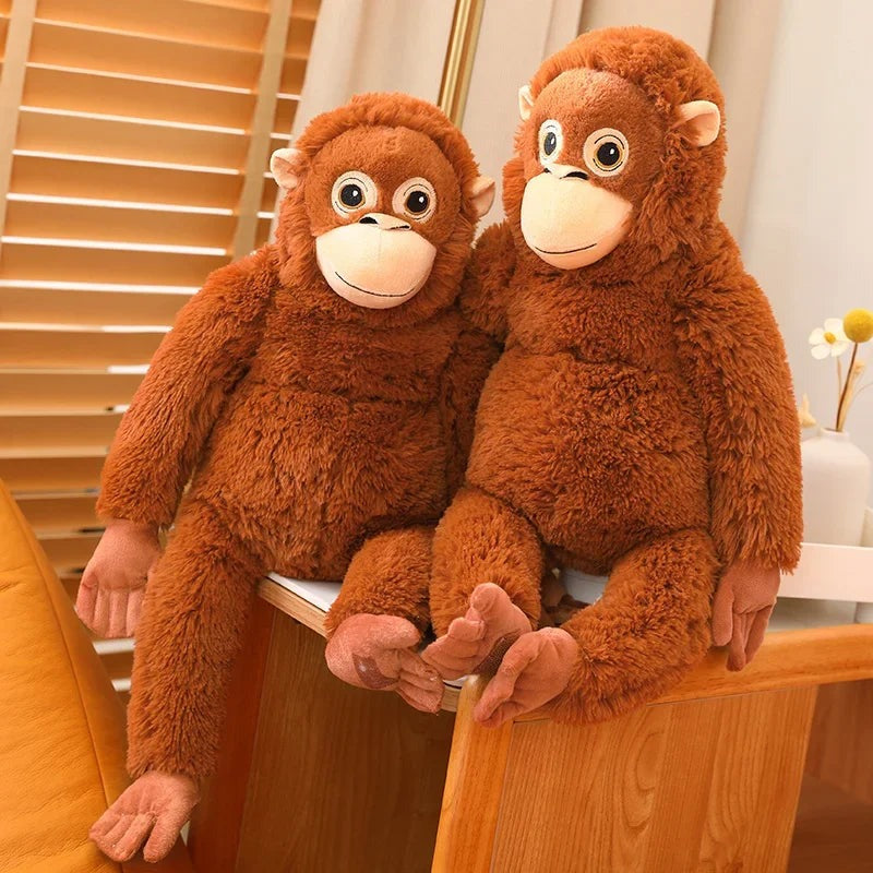 PUNCH Famous Monkey Plush Toy 66cm DJUNGELSKOG Orangutan Super Soft Stuffed Animal Cuddle Buddy Toys & Games > Plush Toys - Tophatter Daily Deals