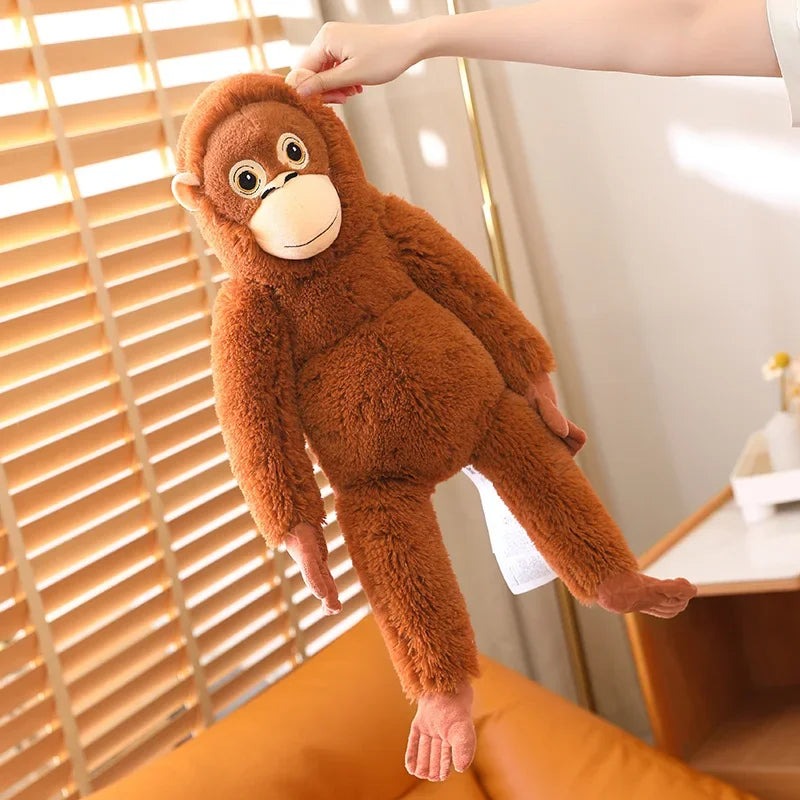 PUNCH Famous Monkey Plush Toy 66cm DJUNGELSKOG Orangutan Super Soft Stuffed Animal Cuddle Buddy Toys & Games > Plush Toys - Tophatter Daily Deals