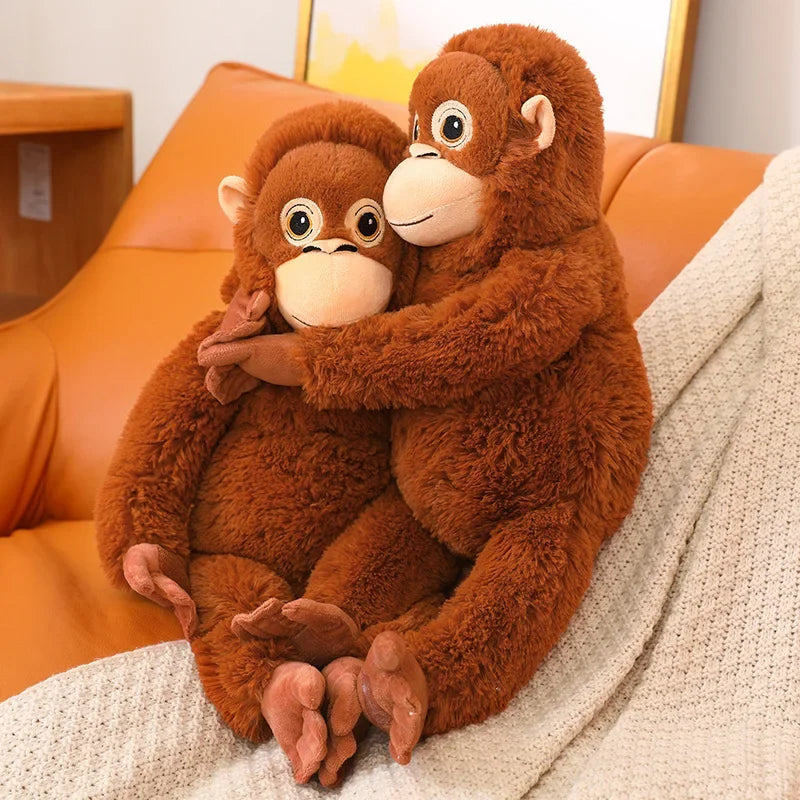 PUNCH Famous Monkey Plush Toy 66cm DJUNGELSKOG Orangutan Super Soft Stuffed Animal Cuddle Buddy Toys & Games > Plush Toys - Tophatter Daily Deals