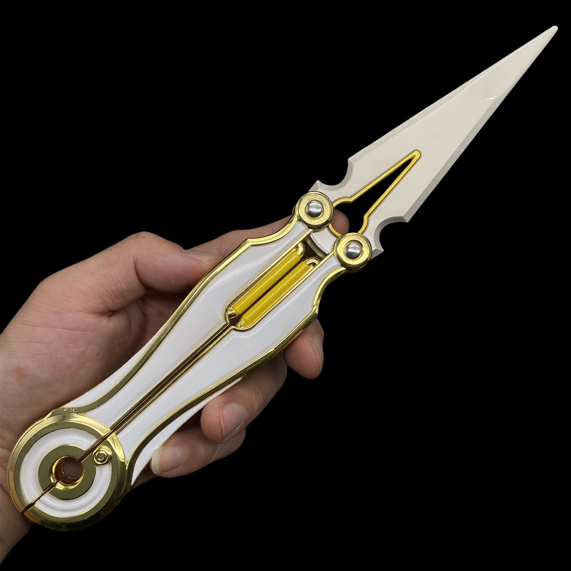 Metal Magepunk 3.0 Sparkswitch Knife Dull Blade Replica For Display - Tophatter Daily Deals